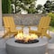 Flash Furniture Yellow Poly Resin Adirondack Chair 2PK 2-JJ-C14501-YLW-GG - alternate 1